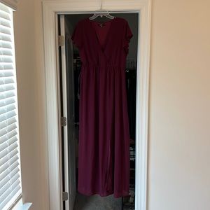 Maxi Lulu’s Burgundy dress